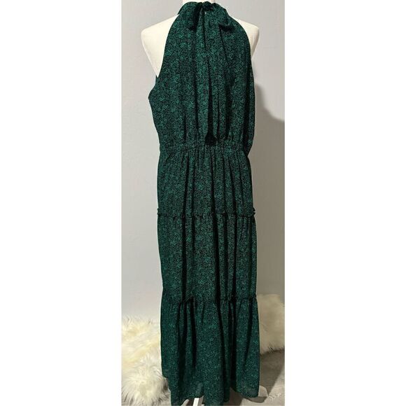 J.Crew Tiered floral maxi tie neck 16 - Picture 6 of 6